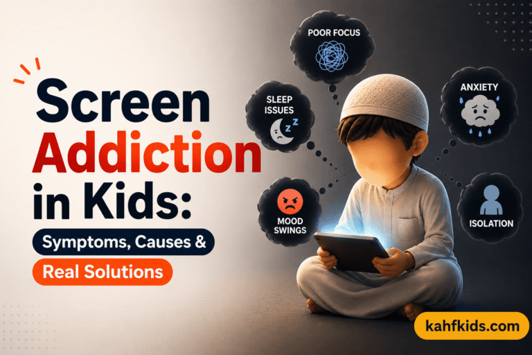 Screen addiction problem in kids